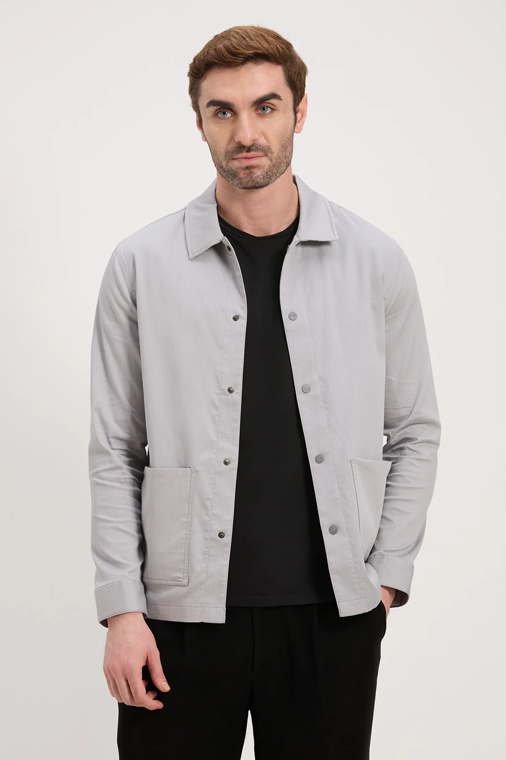 Cotton Blend Errand Shacket - Image 13