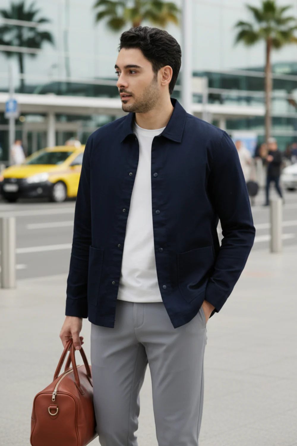 Cotton Blend Errand Shacket - Image 18