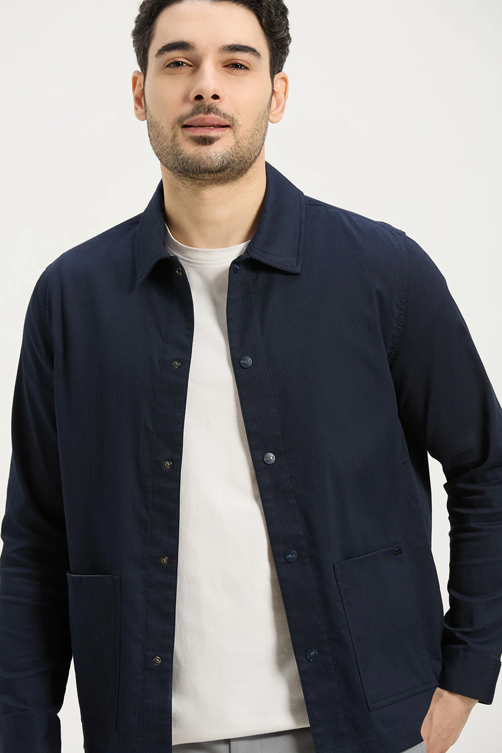 Cotton Blend Errand Shacket - Image 21