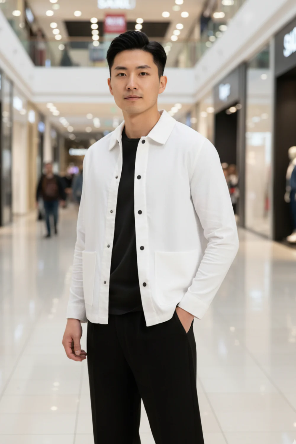 Cotton Blend Errand Shacket - Image 27