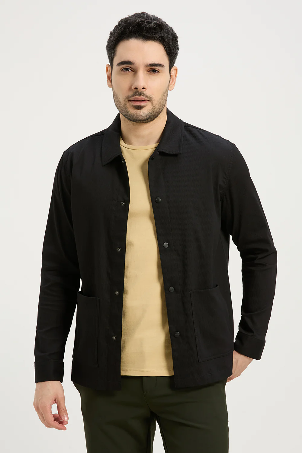Cotton Blend Errand Shacket - Image 3