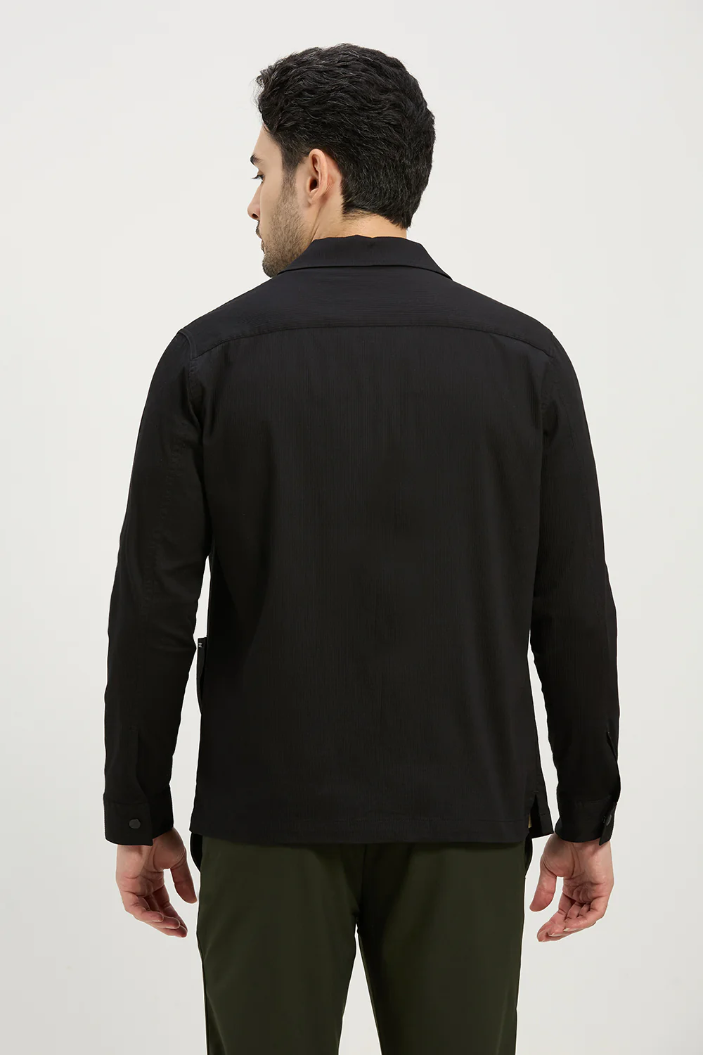 Cotton Blend Errand Shacket - Image 7