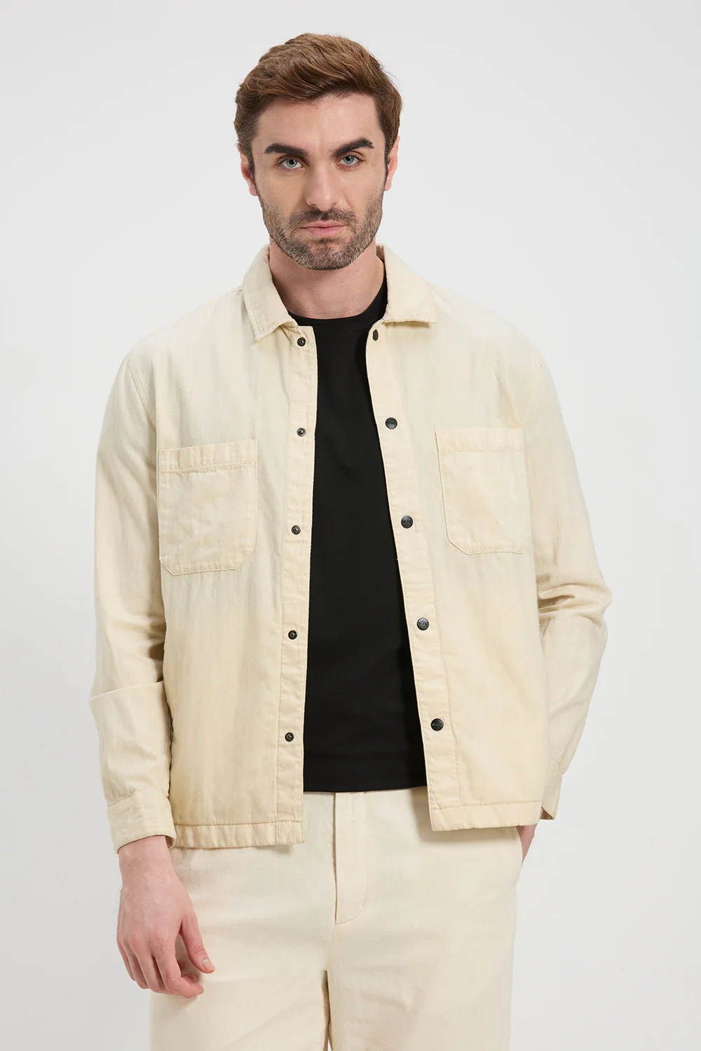 Cotton Denim Maven Shacket - Image 12