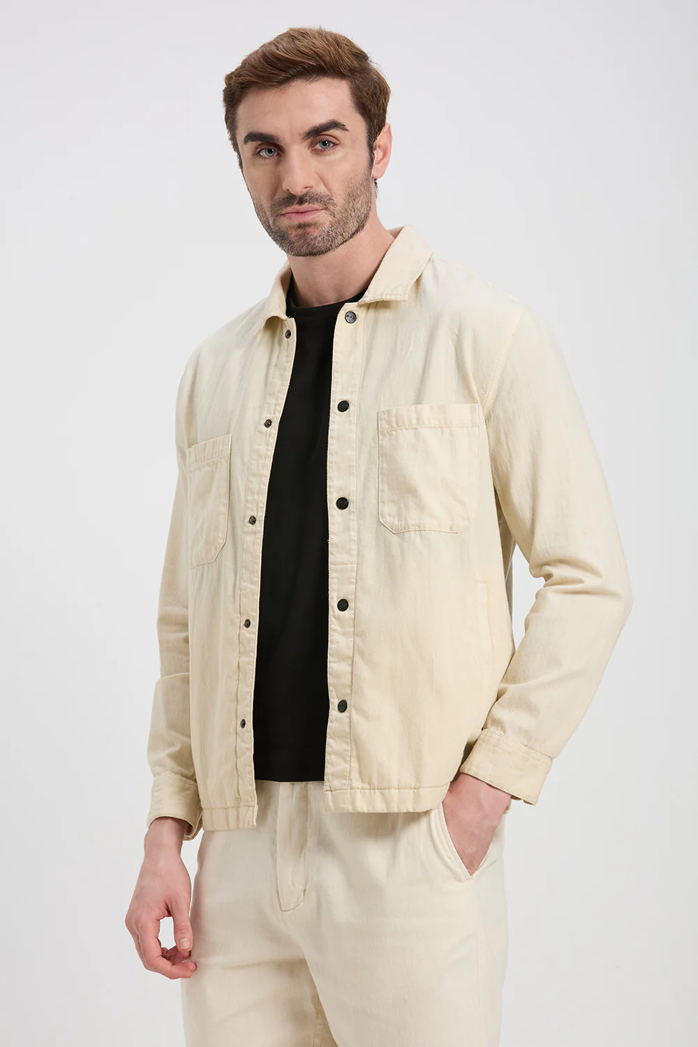 Cotton Denim Maven Shacket - Image 16
