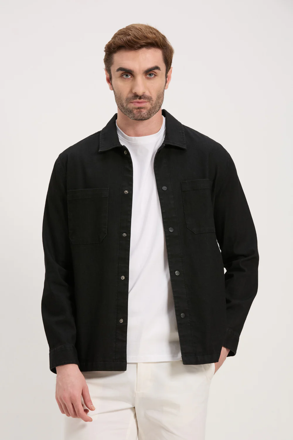 Cotton Denim Maven Shacket - Image 5