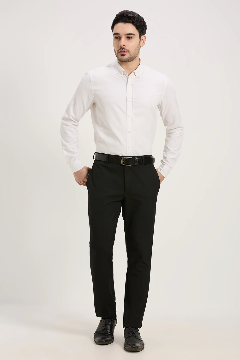 Cotton Dobby Motive Full Sleeve Shirt - Image 10