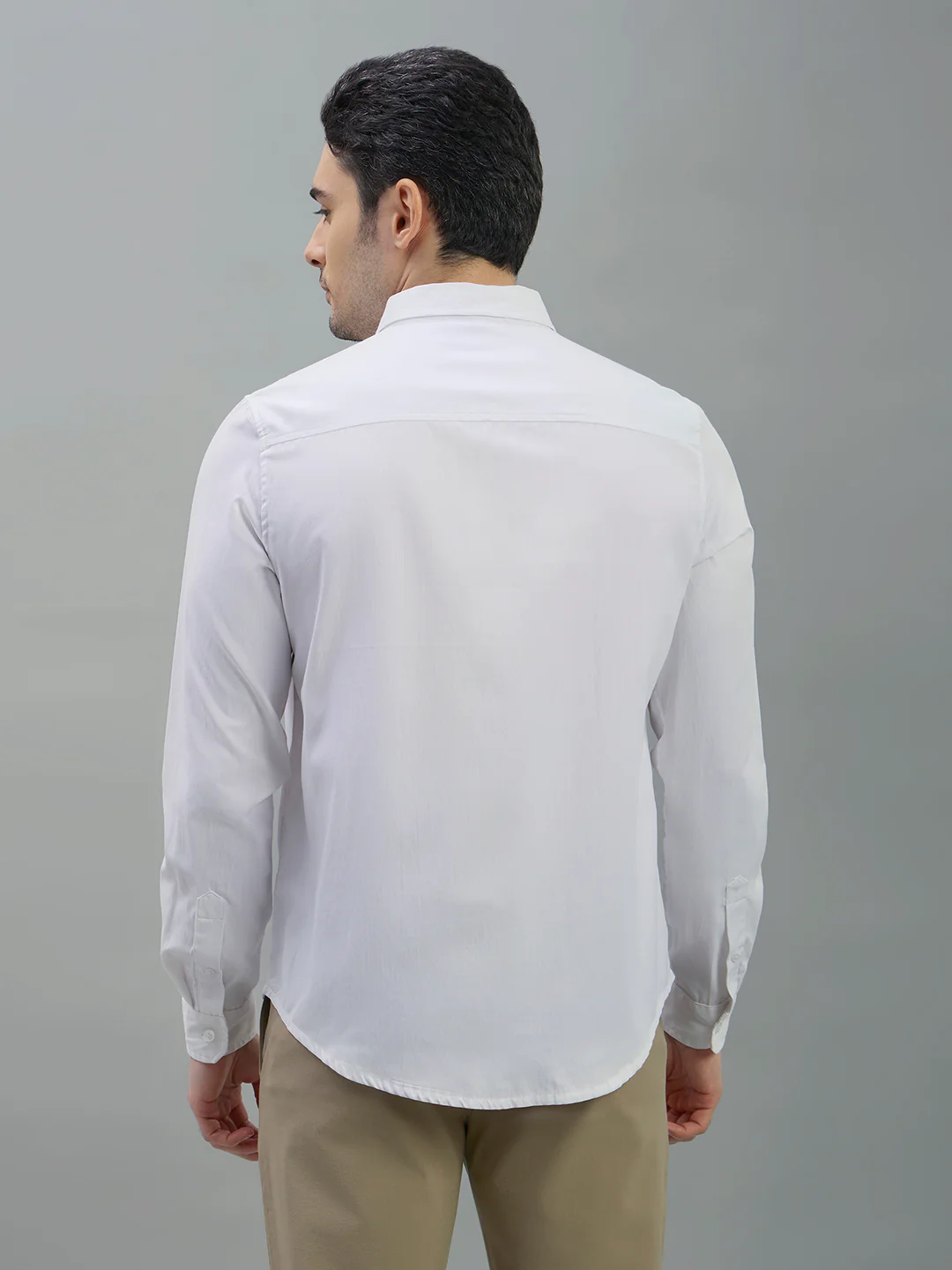 Cotton Dobby Motive Full Sleeve Shirt - Image 4