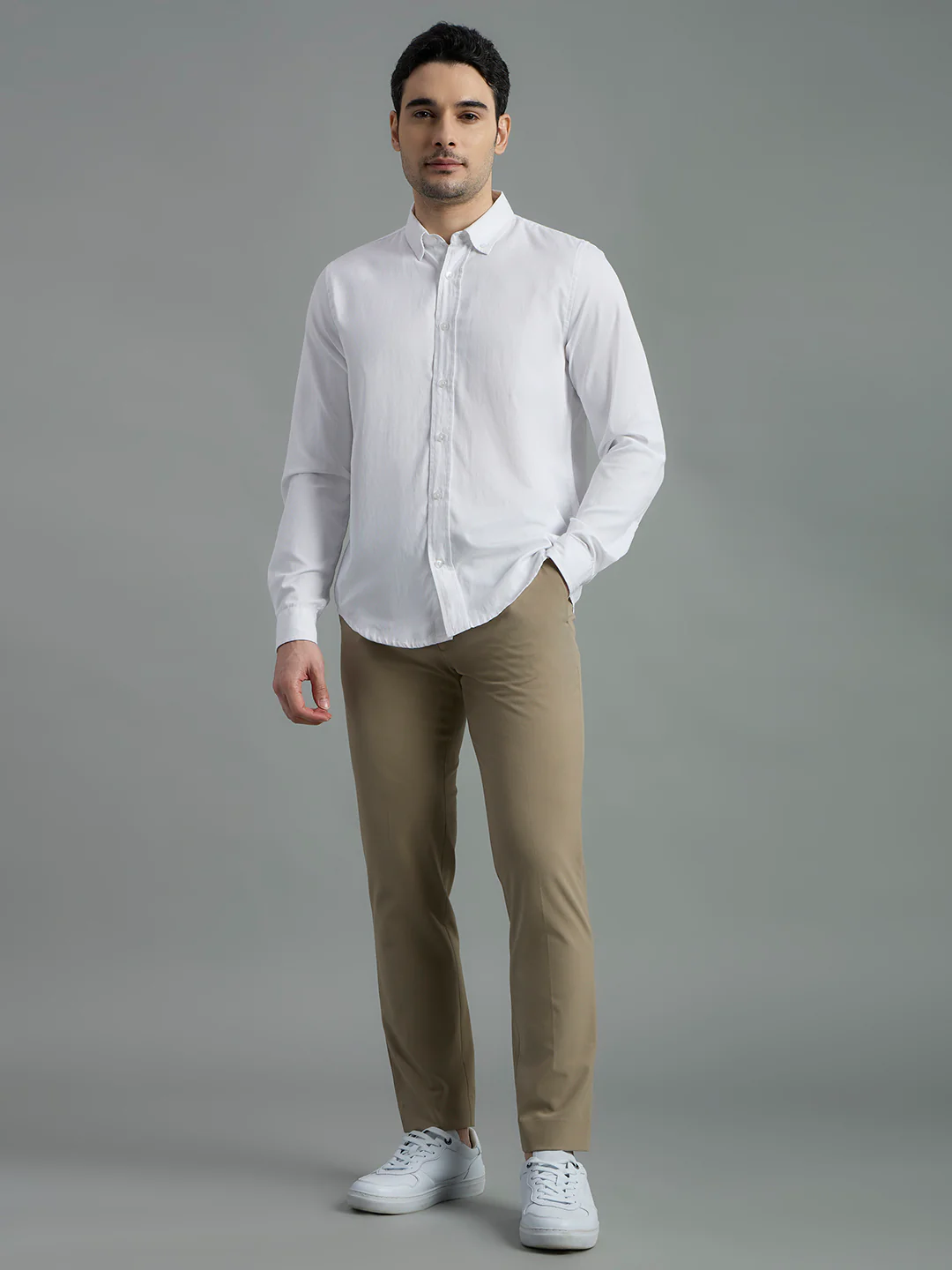Cotton Dobby Motive Full Sleeve Shirt - Image 7