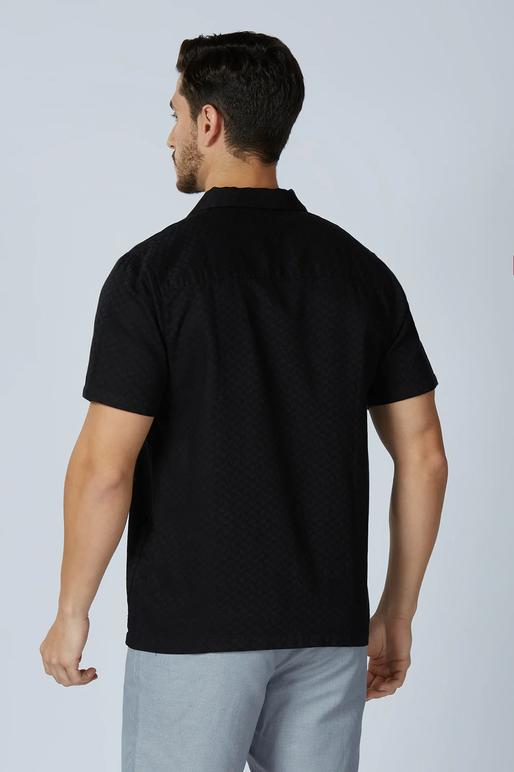 Cotton Jacquard Traveler Shirt - Image 15