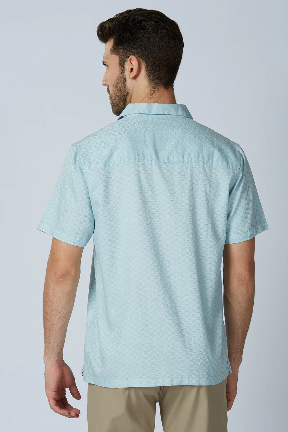 Cotton Jacquard Traveler Shirt - Image 6