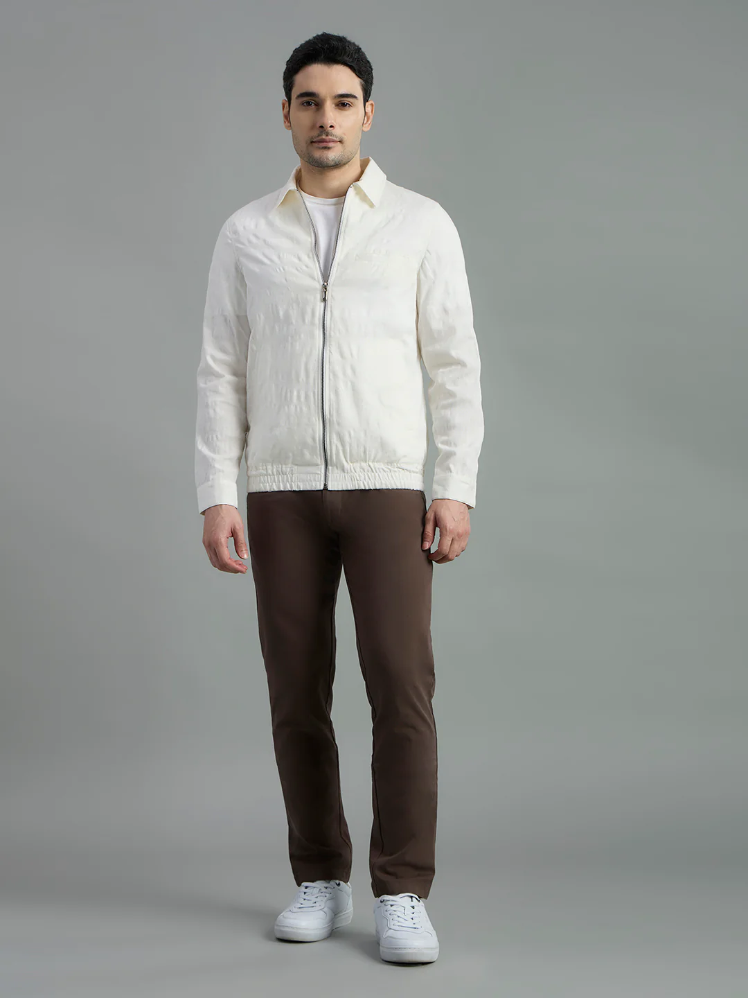 Cotton Jacquard Messenger Shacket - Image 8