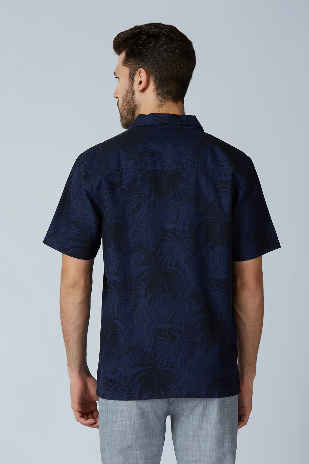 Cotton Jacquard Palm Shirt - Image 16
