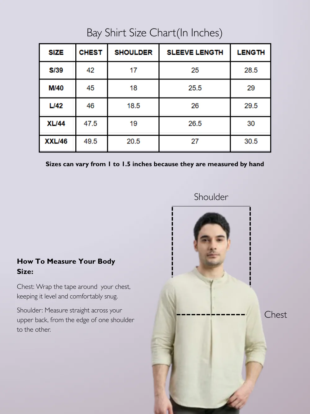 Cotton Mandarin Collar Bay Shirt - Image 8