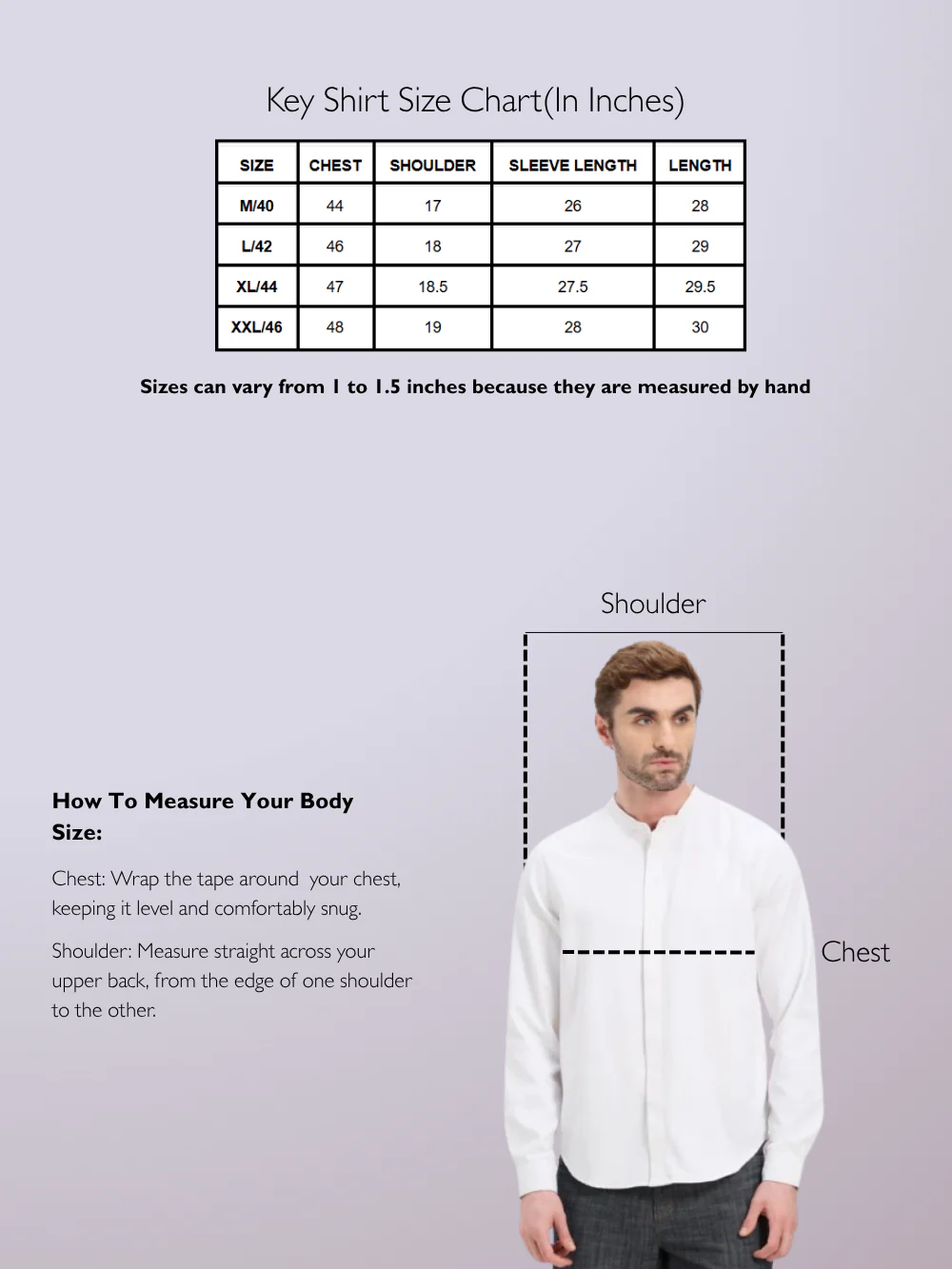 Cotton Mandarin Collar Key Shirt - Image 11