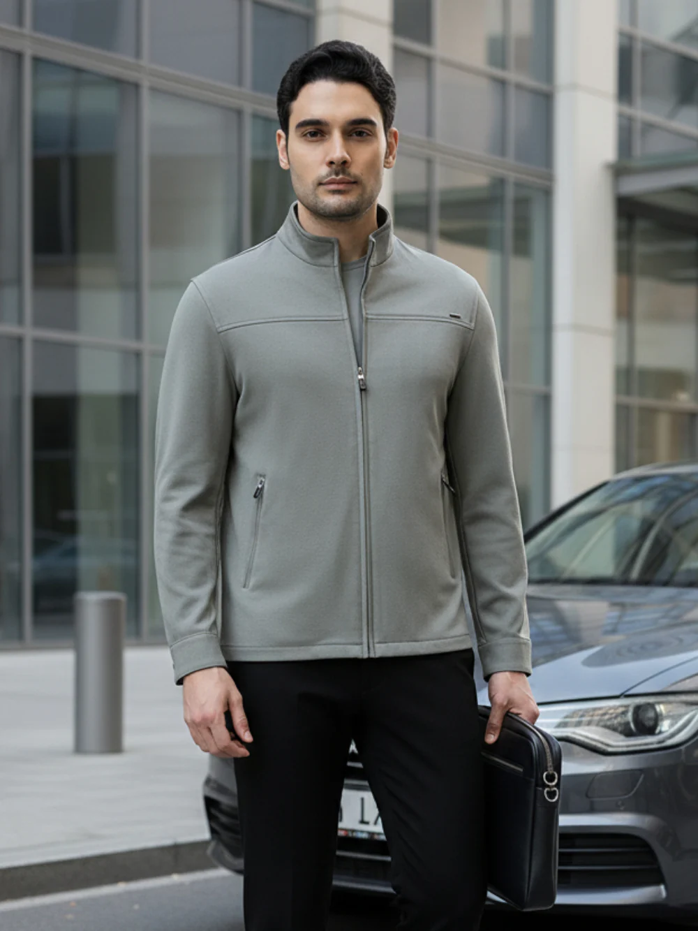 Knit Field Shacket - Image 14