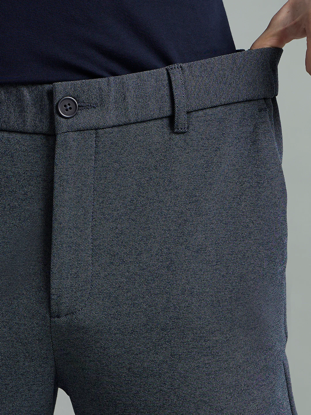 Stretchable Knit Stride Trousers - Image 6