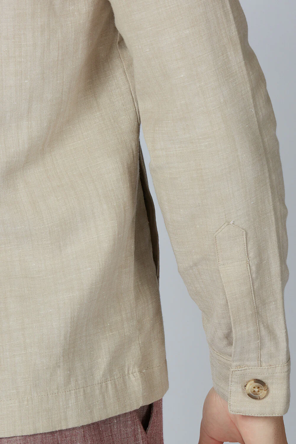 Linen Blend Yugen Shacket - Image 10