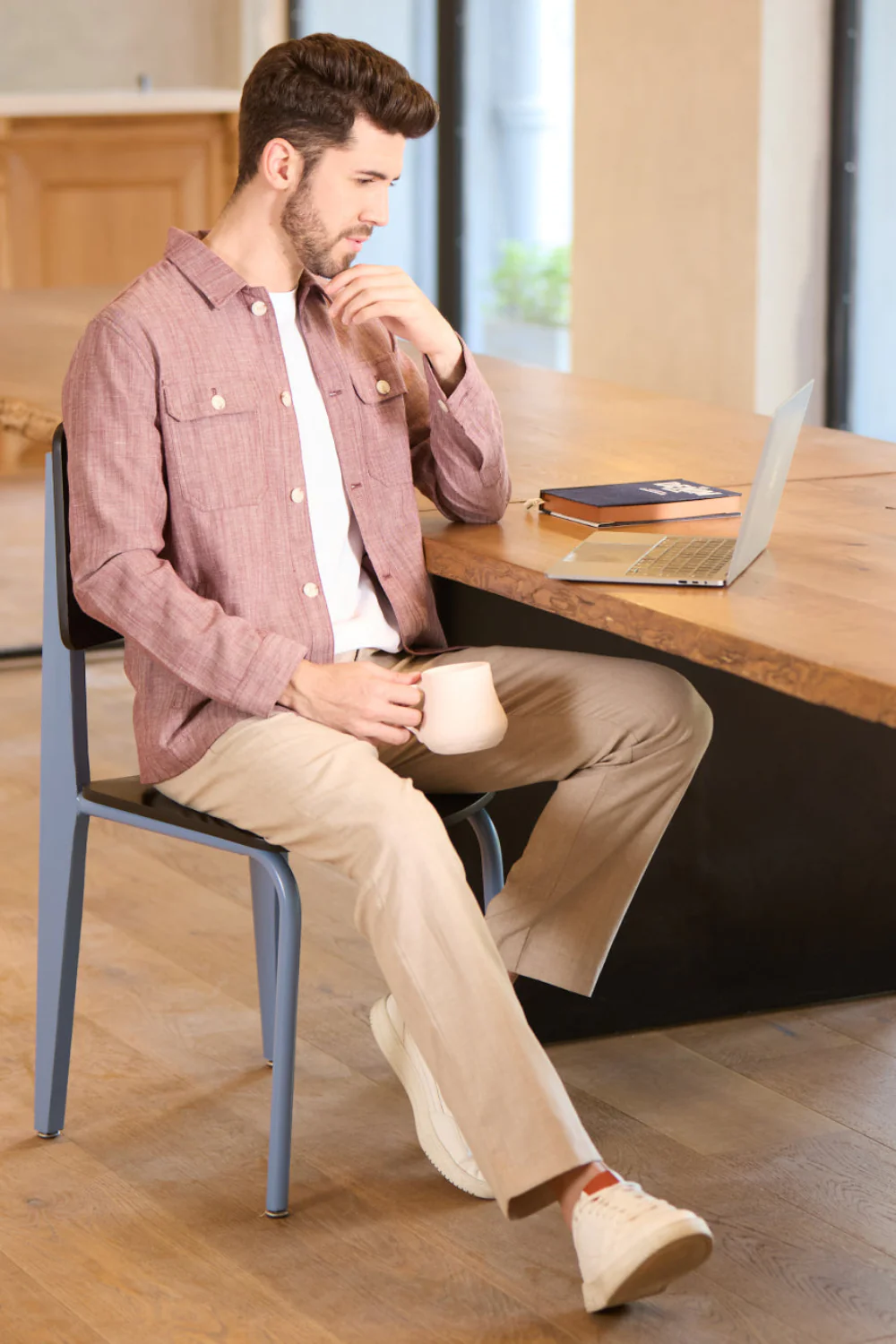 Linen Blend Yugen Shacket - Image 13