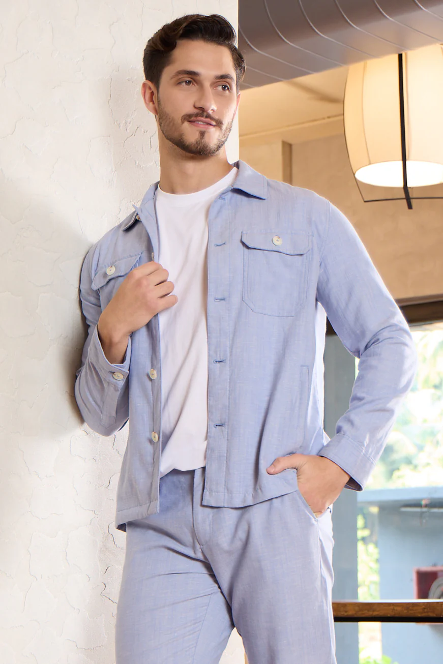 Linen Blend Yugen Shacket - Image 21
