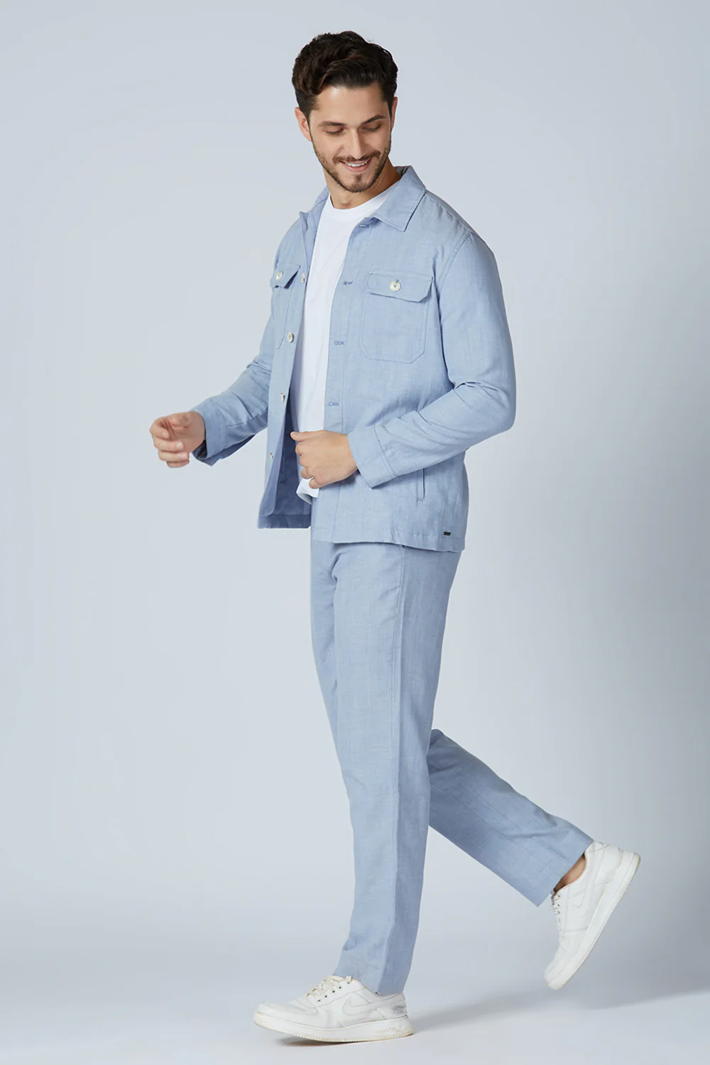Linen Blend Yugen Shacket - Image 30