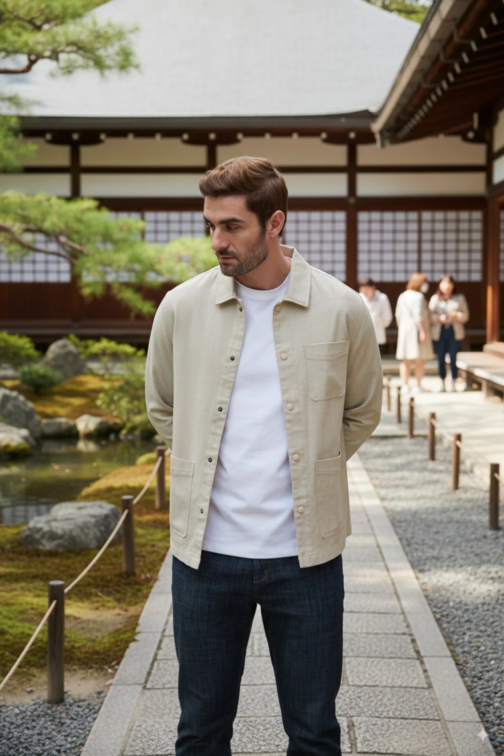 Soft Touch Poly Rayon Edge Shacket - Image 12
