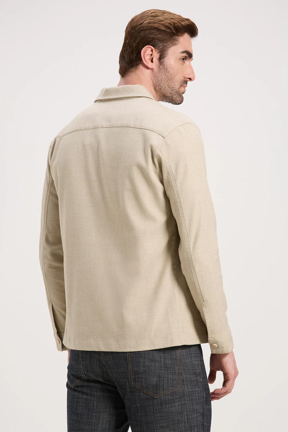 Soft Touch Poly Rayon Edge Shacket - Image 16