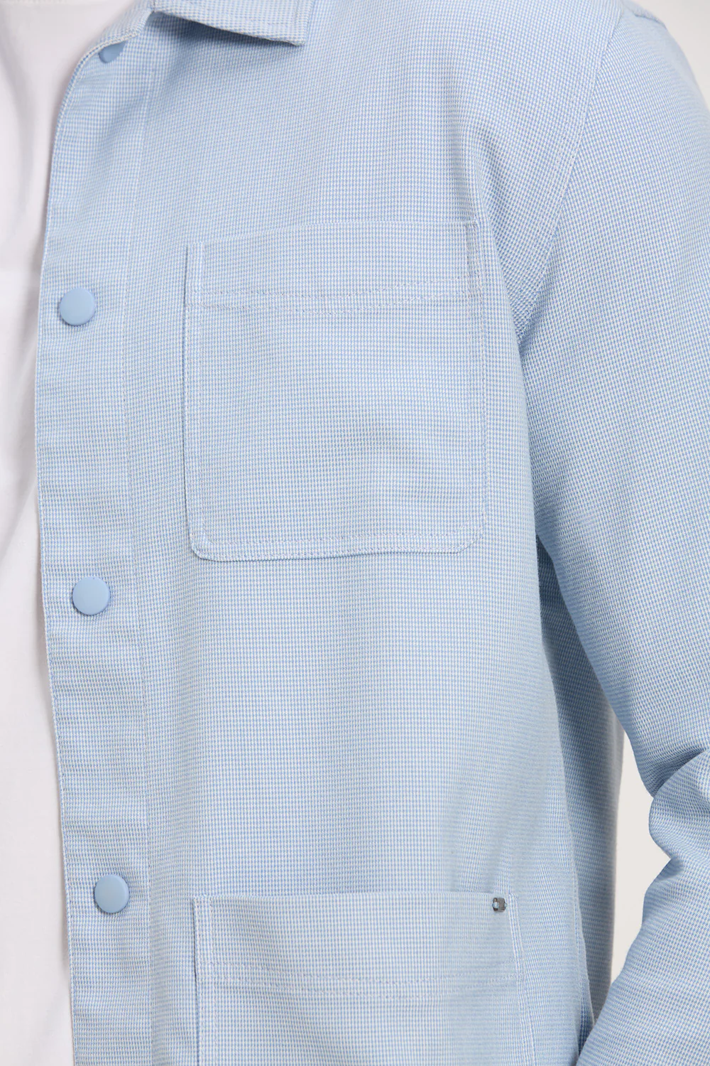Soft Touch Poly Rayon Edge Shacket - Image 5