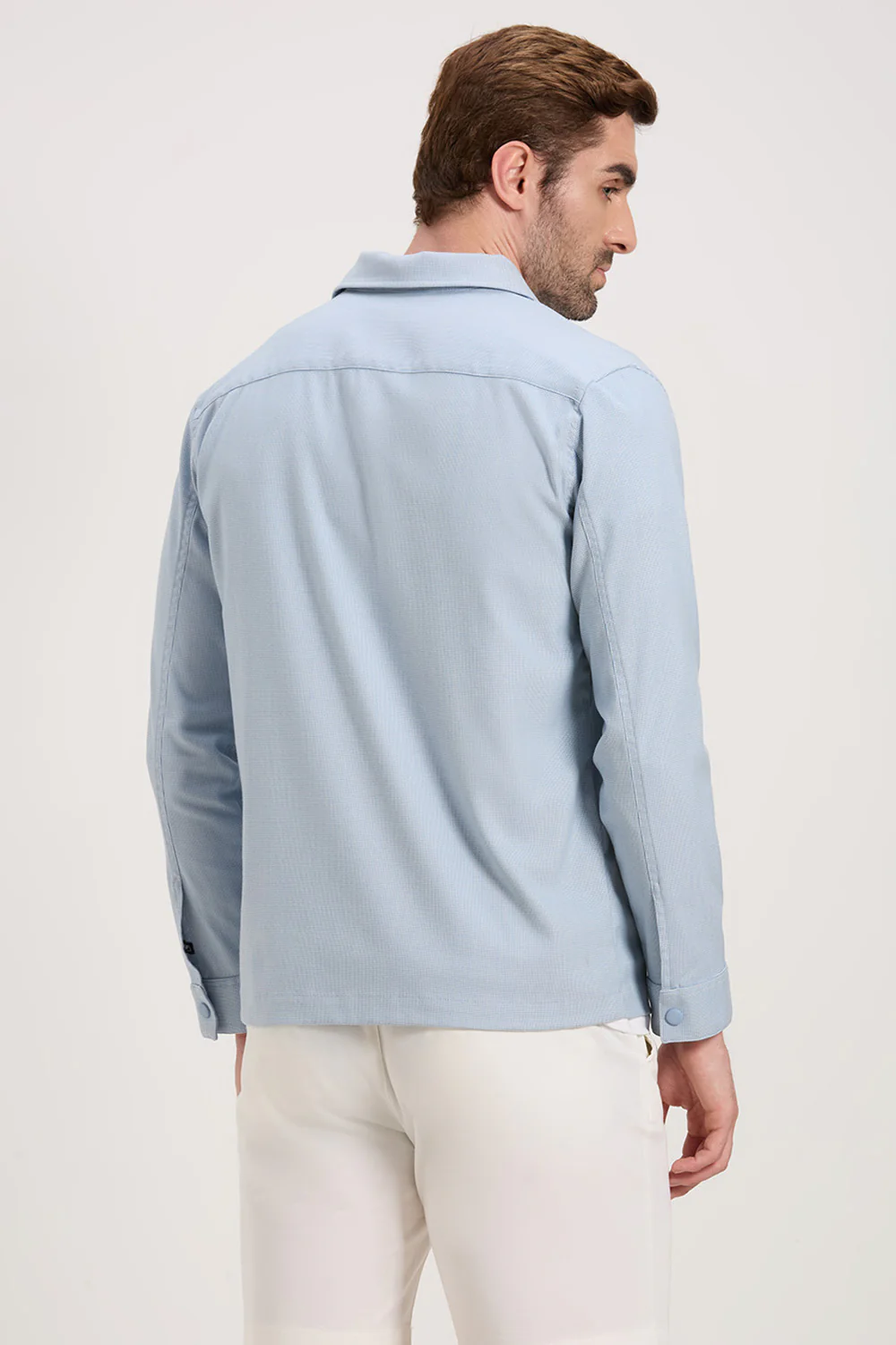 Soft Touch Poly Rayon Edge Shacket - Image 6