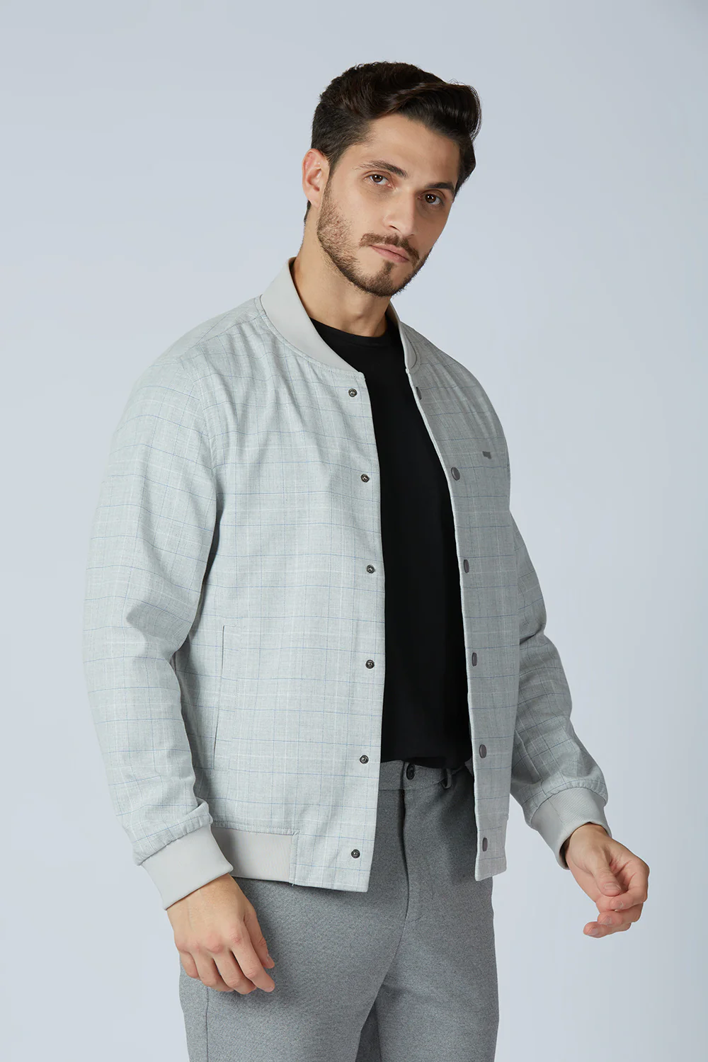Soft Touch Grey Wave Shacket - Image 8