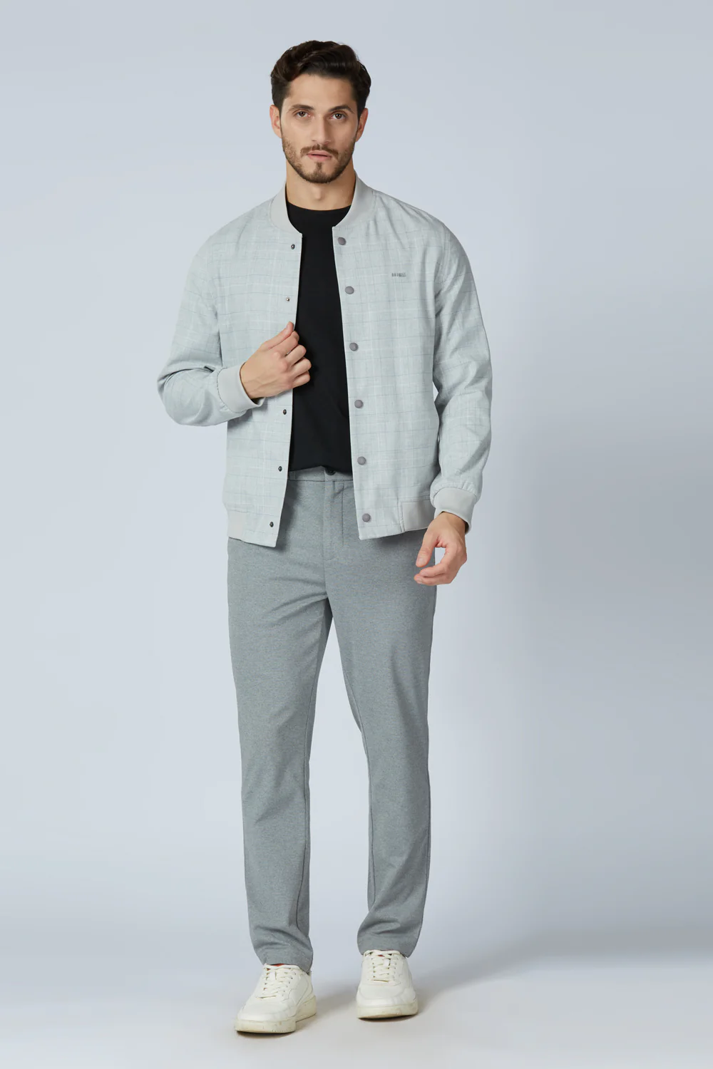 Soft Touch Grey Wave Shacket - Image 9