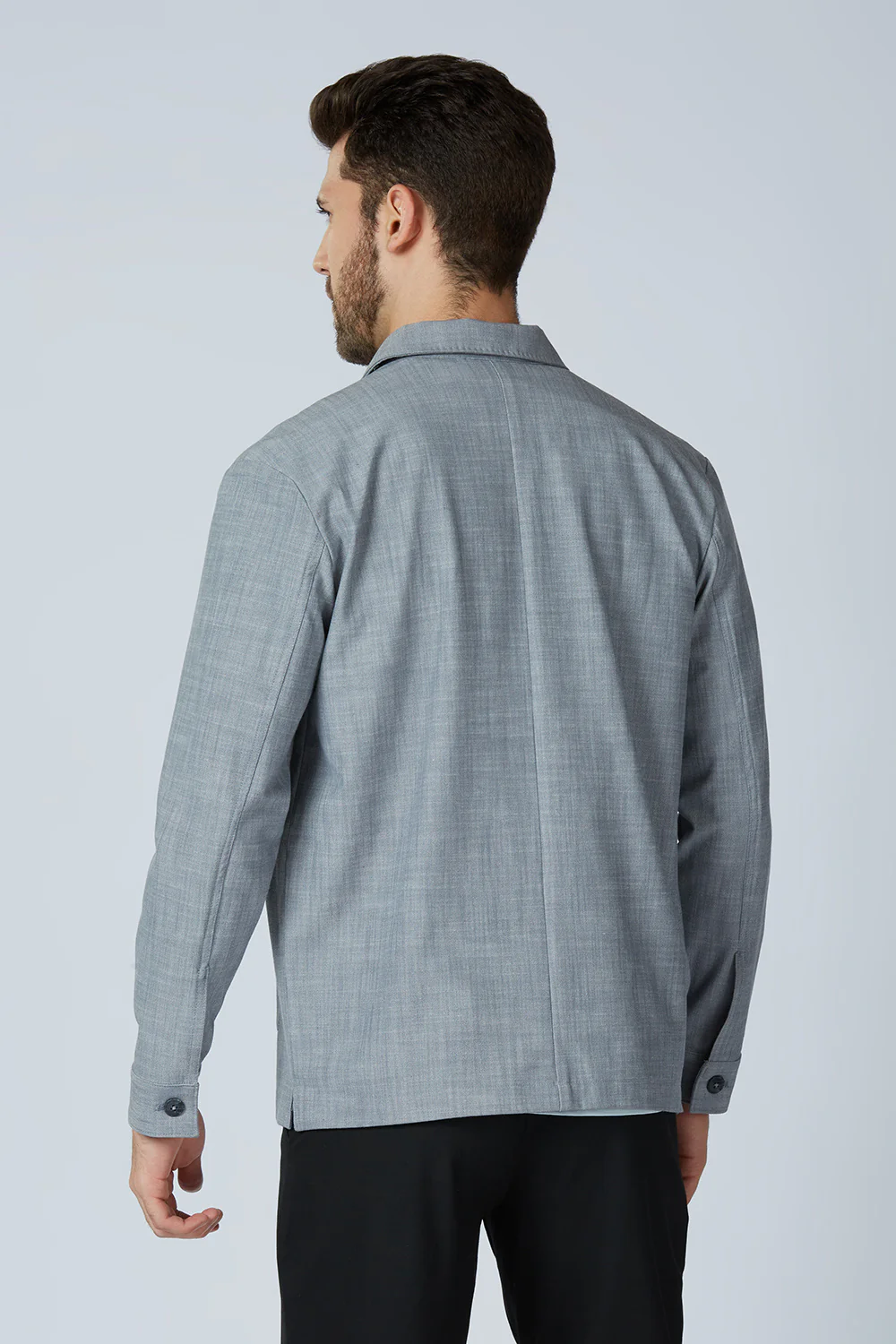 Stretchable Monument Grey Shizen Shacket - Image 6
