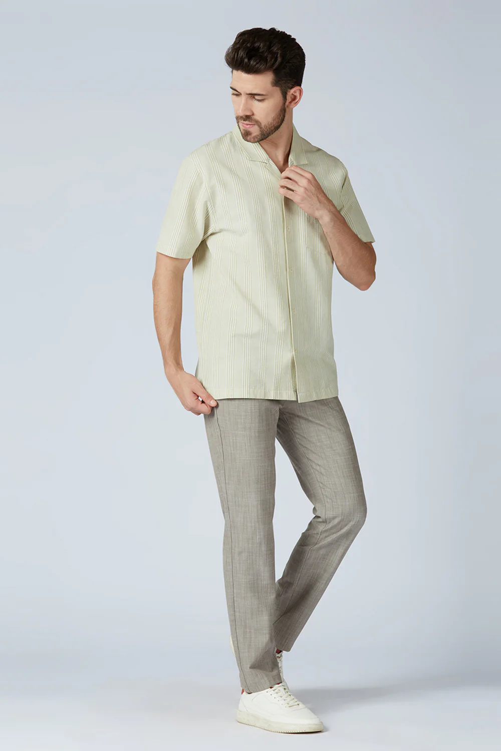 Textured Piers Half Sleeve Shirt - Image 17