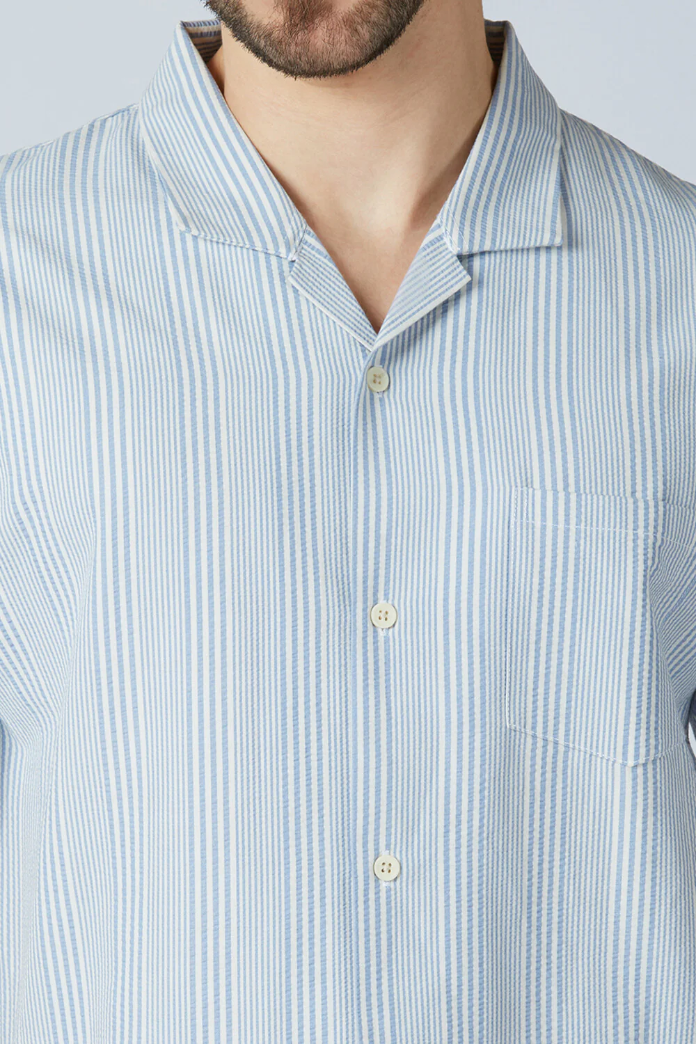 Textured Piers Half Sleeve Shirt - Image 5