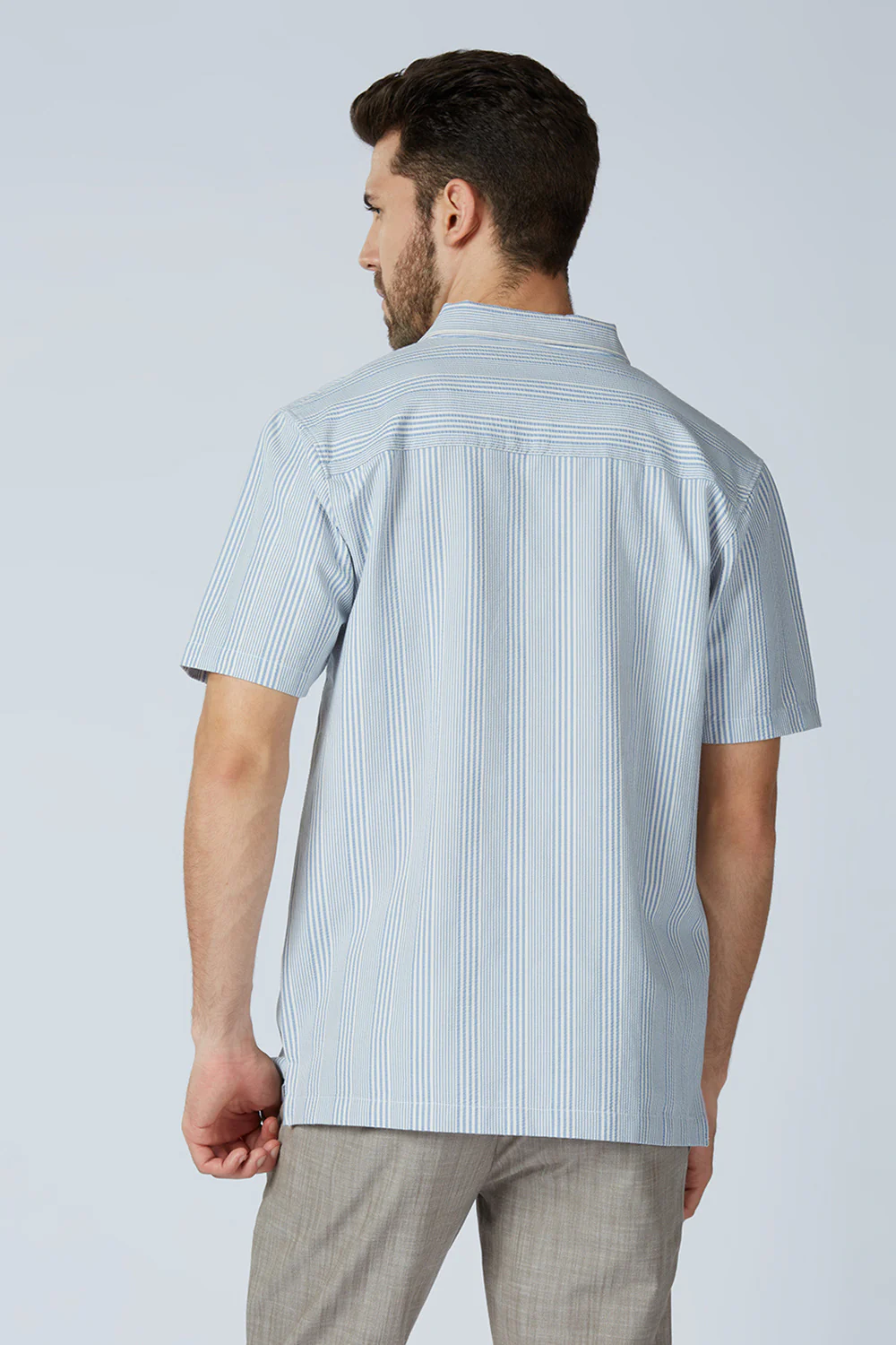 Textured Piers Half Sleeve Shirt - Image 7