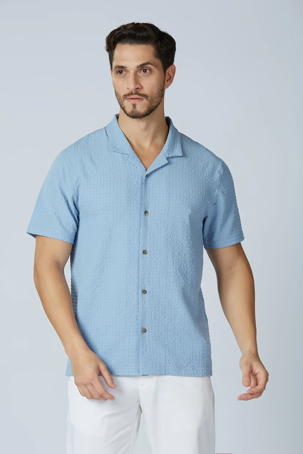 Textured Resort Cabin Shirt - Image 3