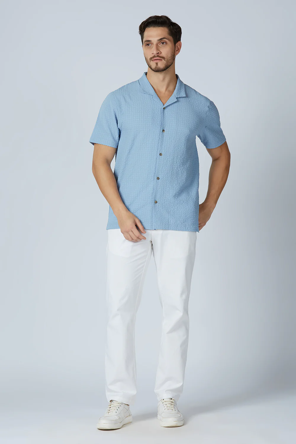 Textured Resort Cabin Shirt - Image 8